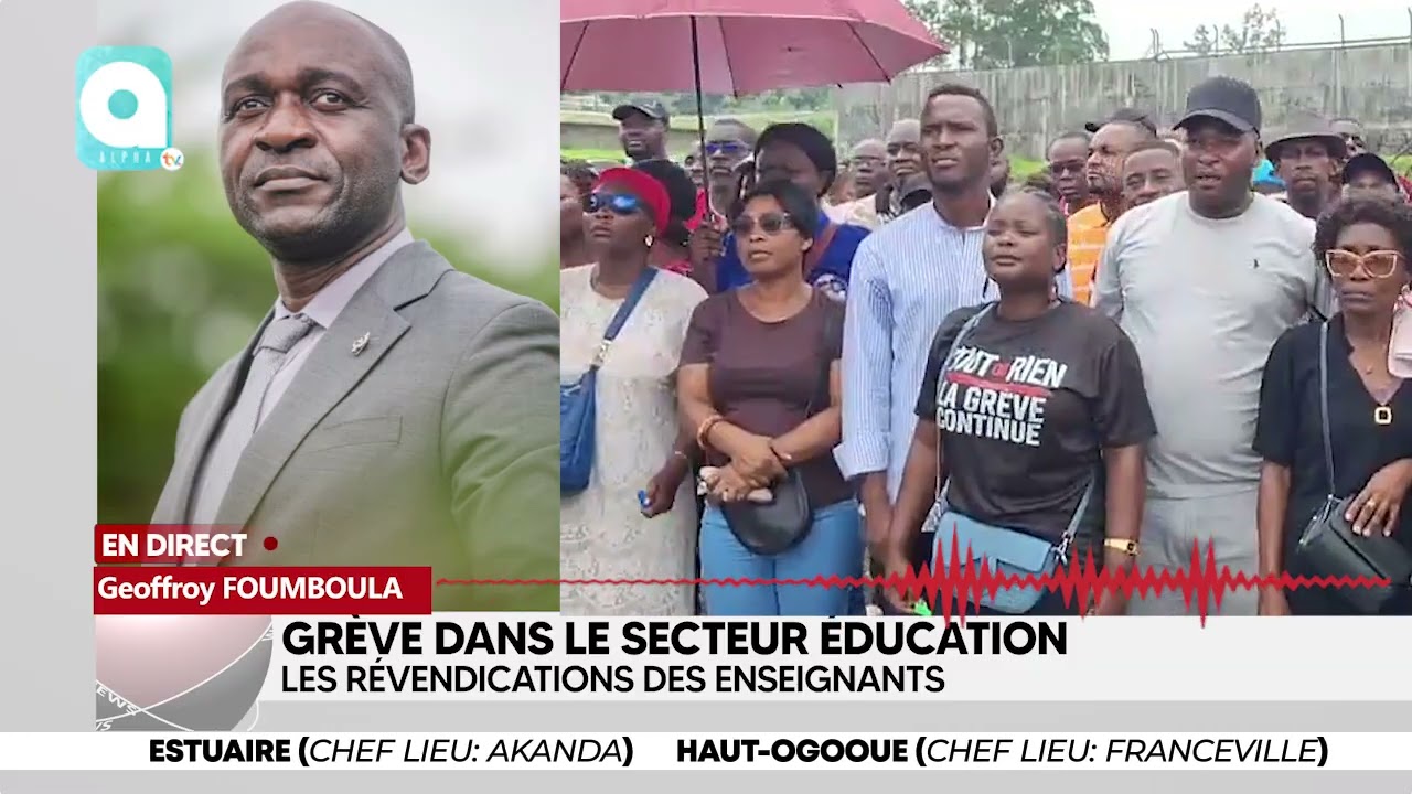 Expréssion 🎤  ●Education : Empêcher Une Année blanche.●Geoffroy Foumboula 2e Vice-président du CESEC