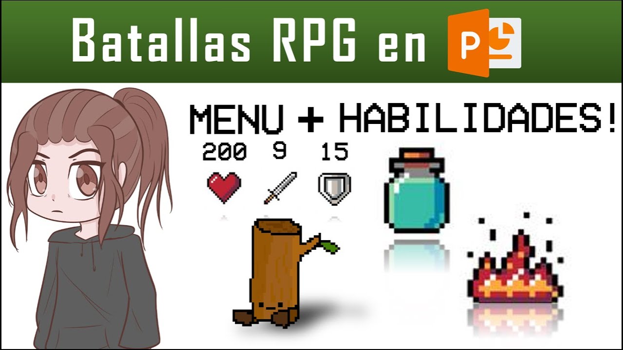 TUTORIAL: Como hacer un juego RPG en Power Point 