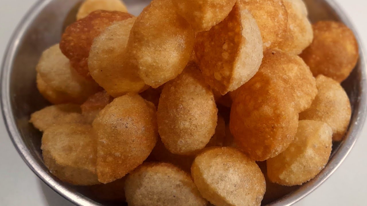 बाजार जैसे गोलगप्पे की विधि - golgappa recipe - pani puri