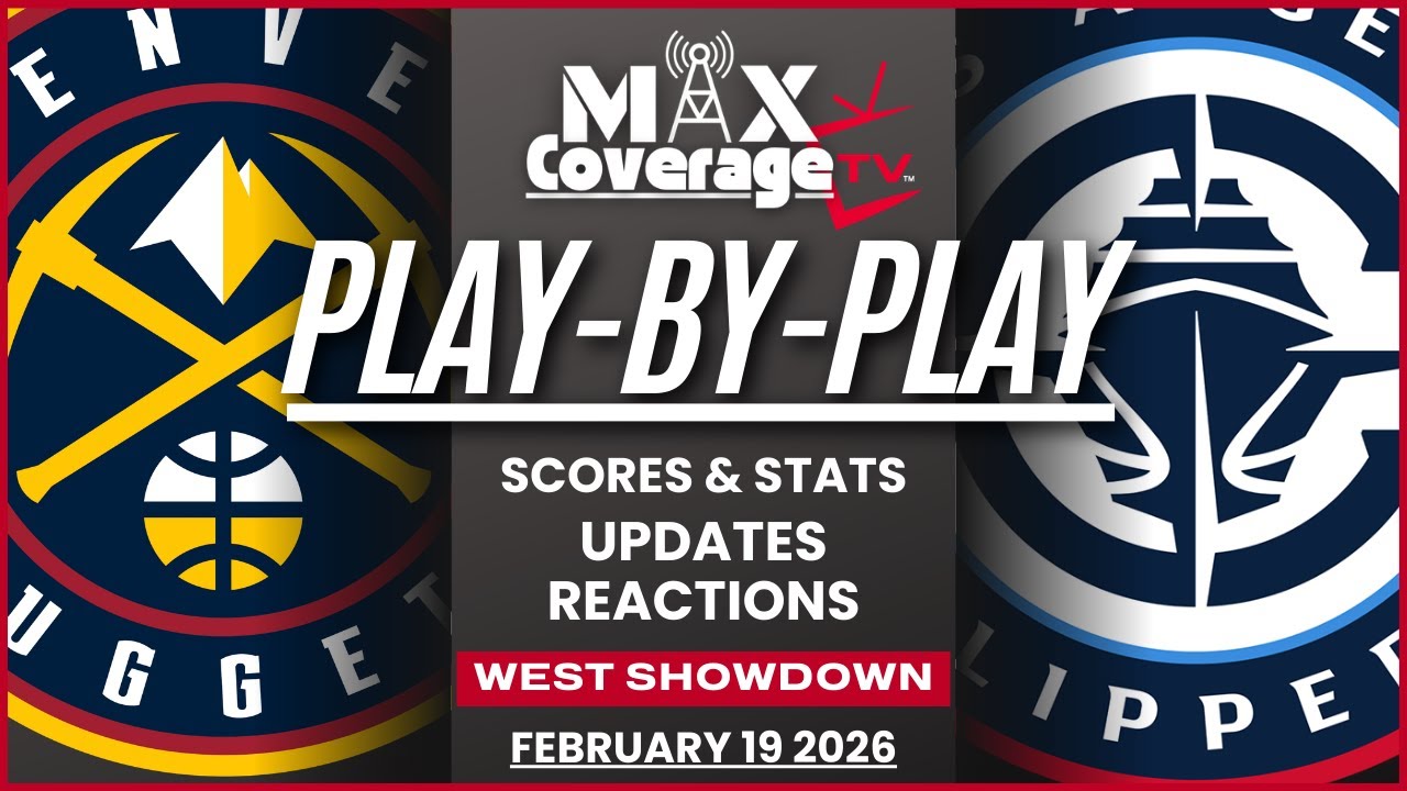 🔴LIVE - Denver Nuggets vs Los Angeles Clippers - Play-By-Play & Reactions (2/19/26)