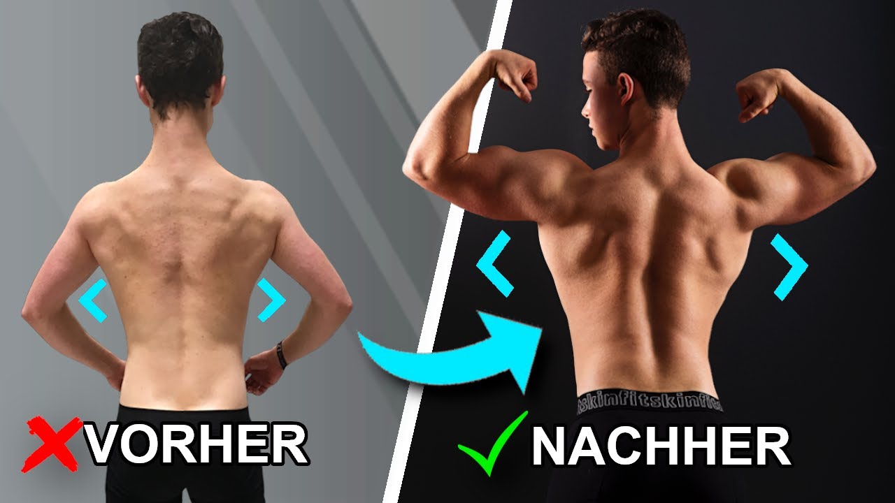 SCHNELL einen BREITEN RÜCKEN bekommen! (3 Hacks)