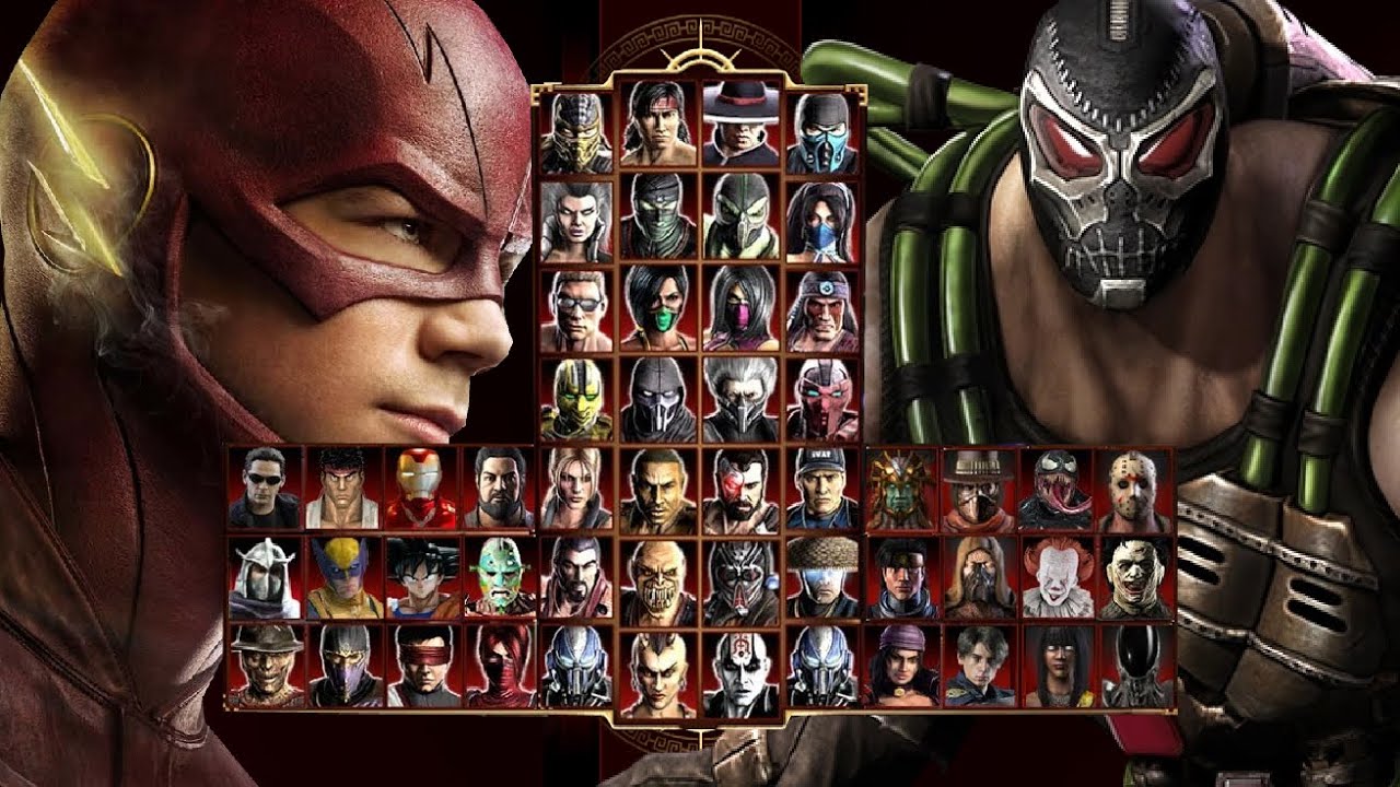 Mortal Kombat 9 - Expert Tag Ladder (THE FLASH & BANE) MOD - Gameplay @(1080p) 60ᶠᵖˢ ✔