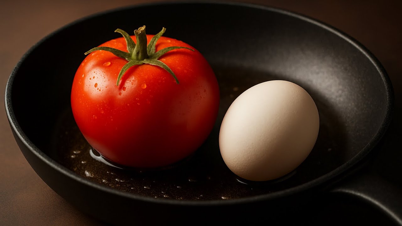 Tomato + Eggs = Viral 5-Min Breakfast Hack | Cheesy & High-Protein