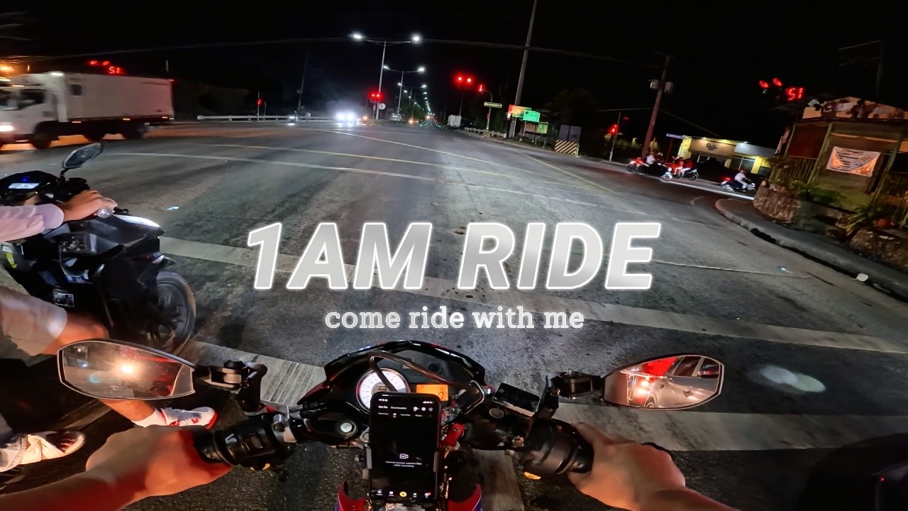 Midnight Snacks | 1am ride in Cebu (Raider 150 POV)