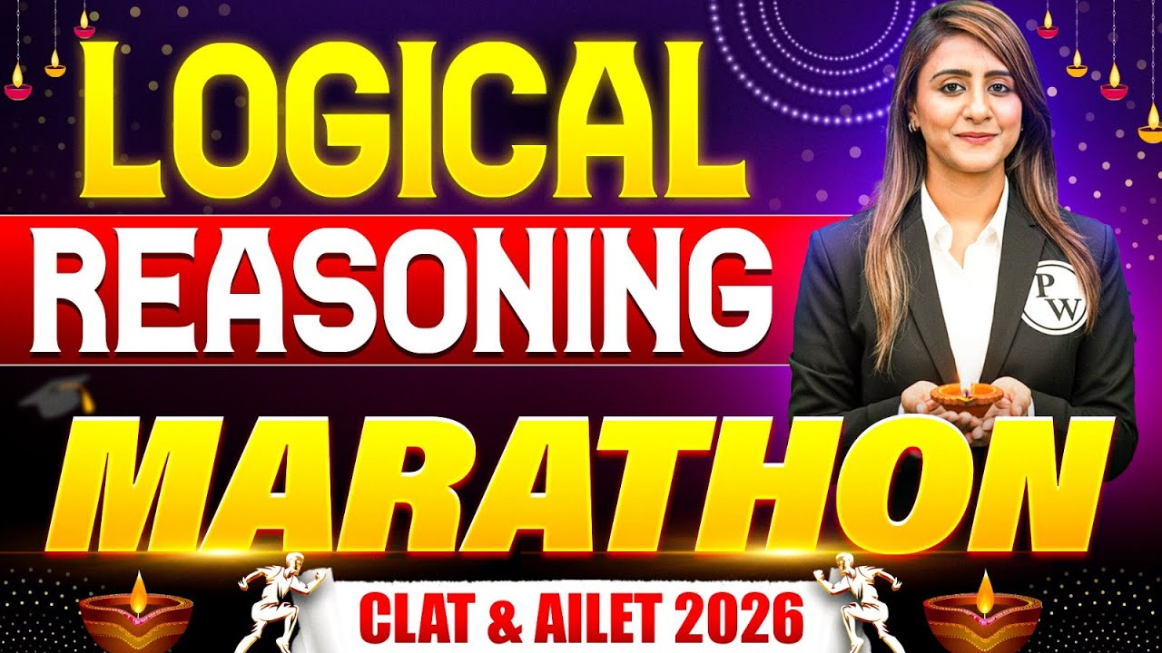 CLAT & AILET 2026 Logical Reasoning Marathon ⚡ Mega Practice Class Logical Reasoning⚡