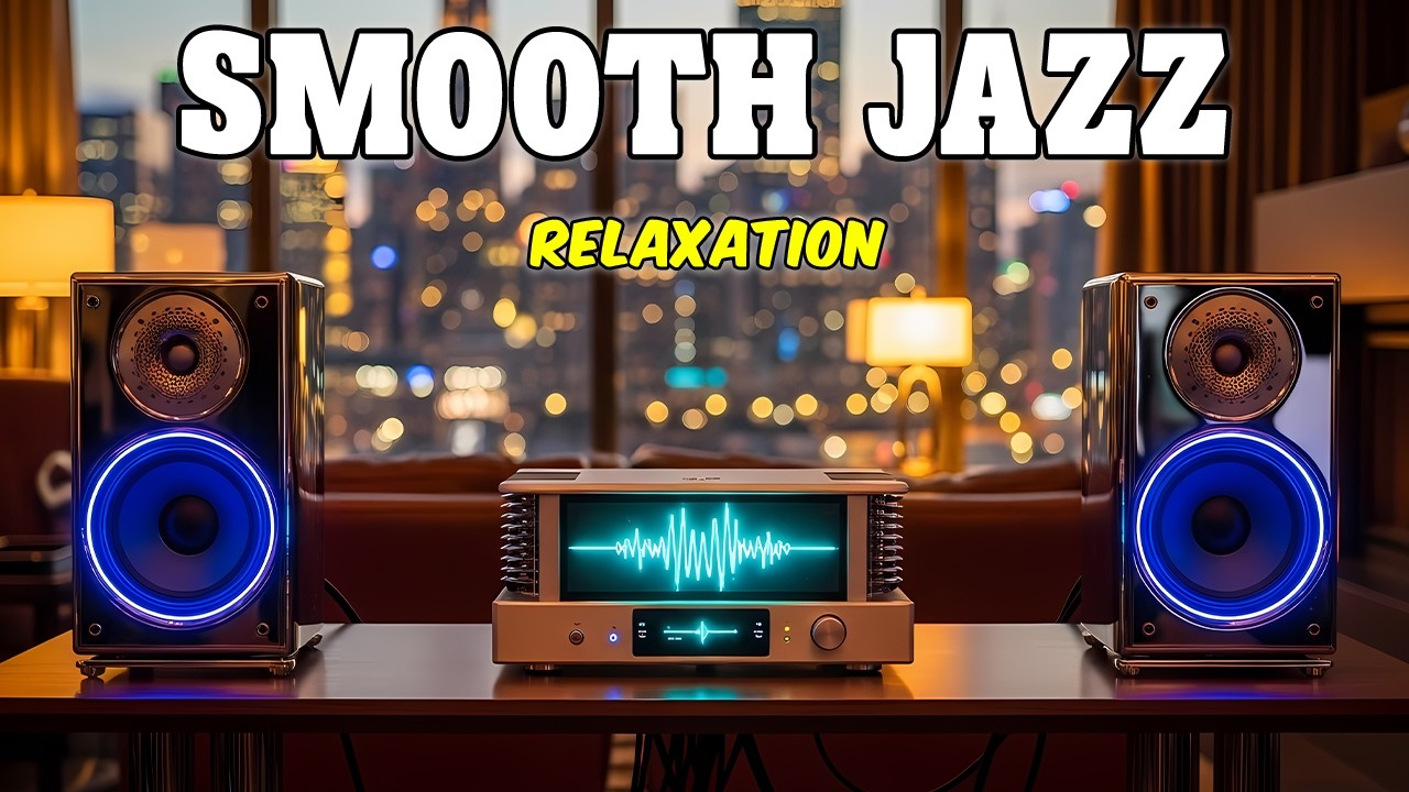 Smooth Jazz & Soul R&B instrumental – Warm Sax & Guitar Vibes for All-Day Relaxation & Chill.