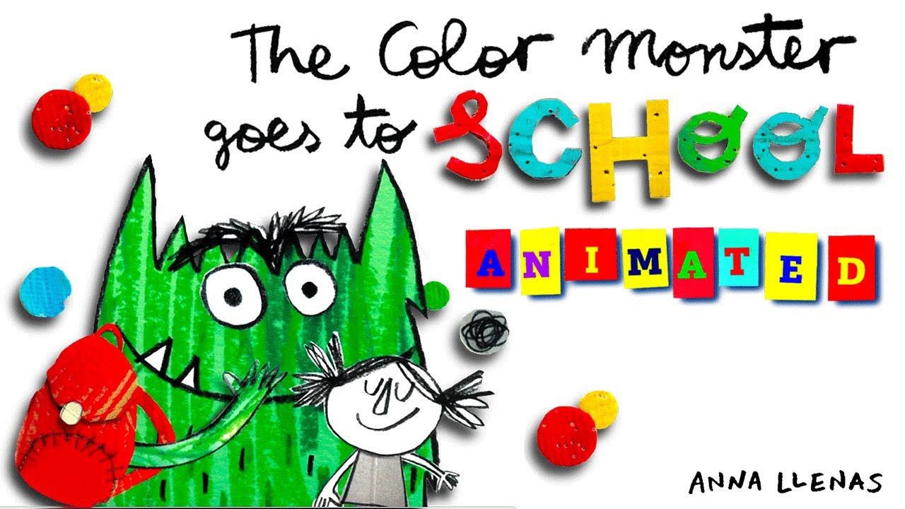 The Color Monster goes to school (ANIMATED) #storytime #animatedstories #kinder #bedtimestories