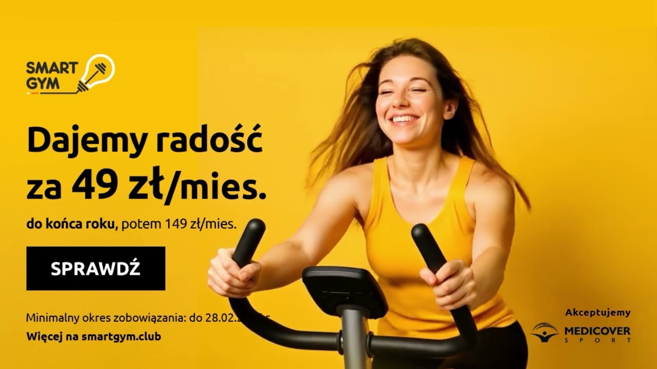 W Smart Gym dajemy radość za 49 zł/mies. aż do końca roku!