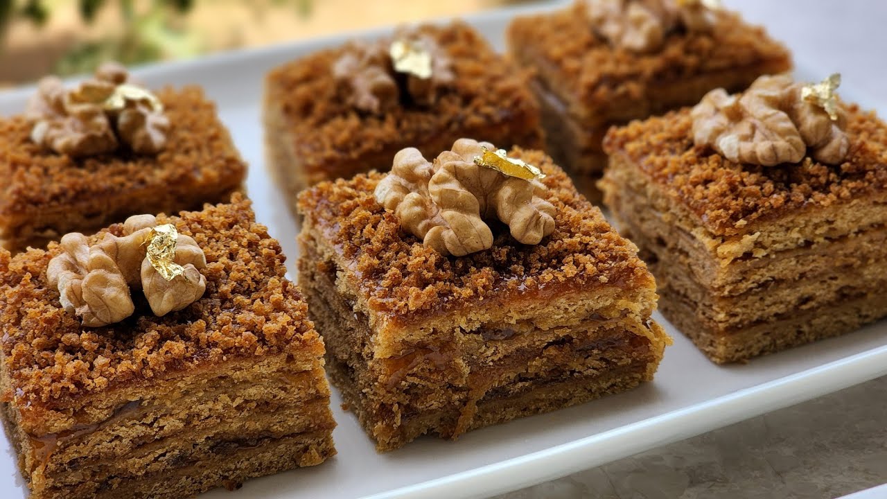 حلوة الطبقات بالعسل و المربى 🍯🥧الحلوى المحبوبة لدى الجميع😍