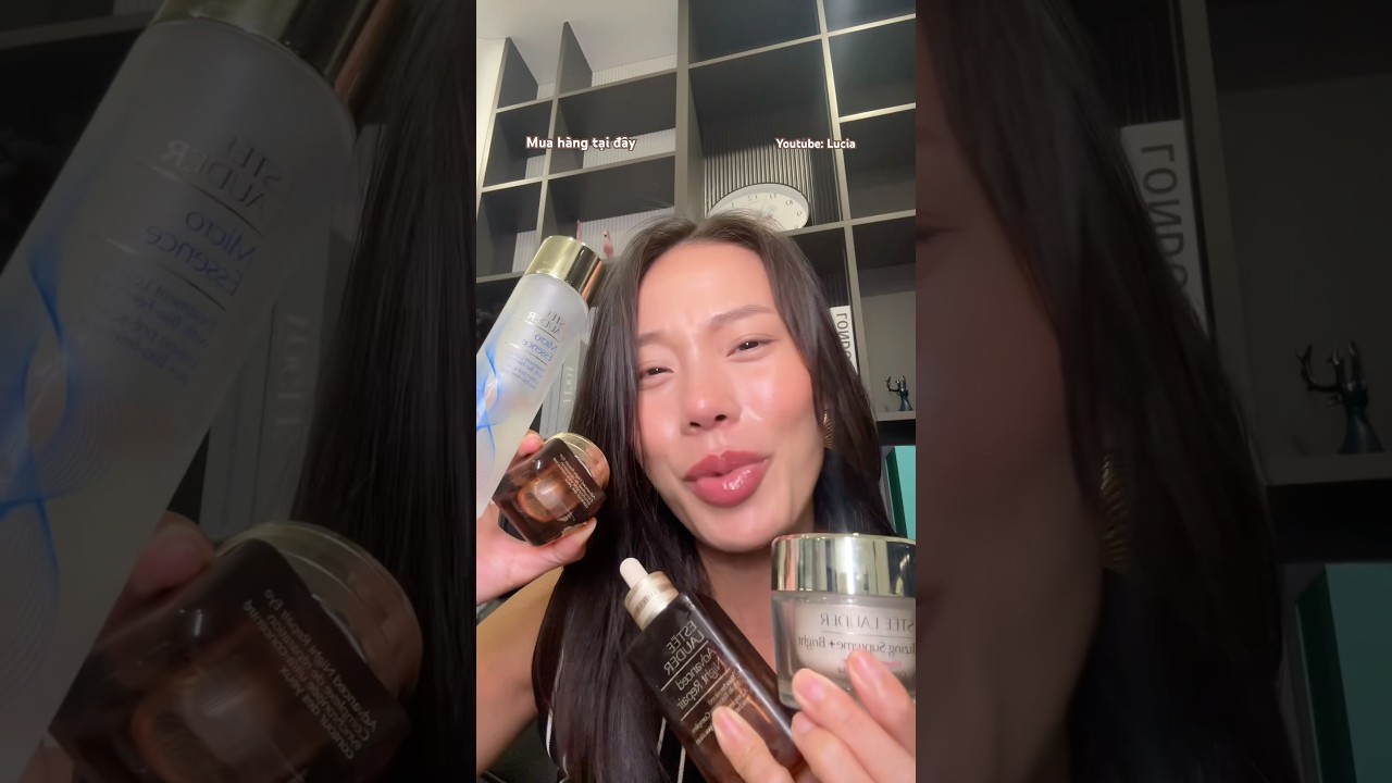 Review bộ dưỡng da Estee Lauder #shorts #LuciaTrinh