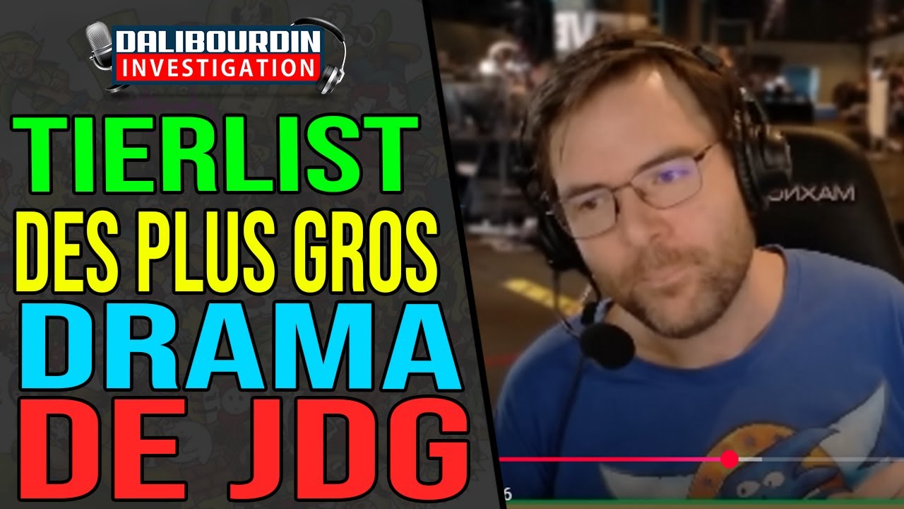 JE RÉAGIT A LA TIERLIST DES DRAMA QU'A VÉCU LE JDG