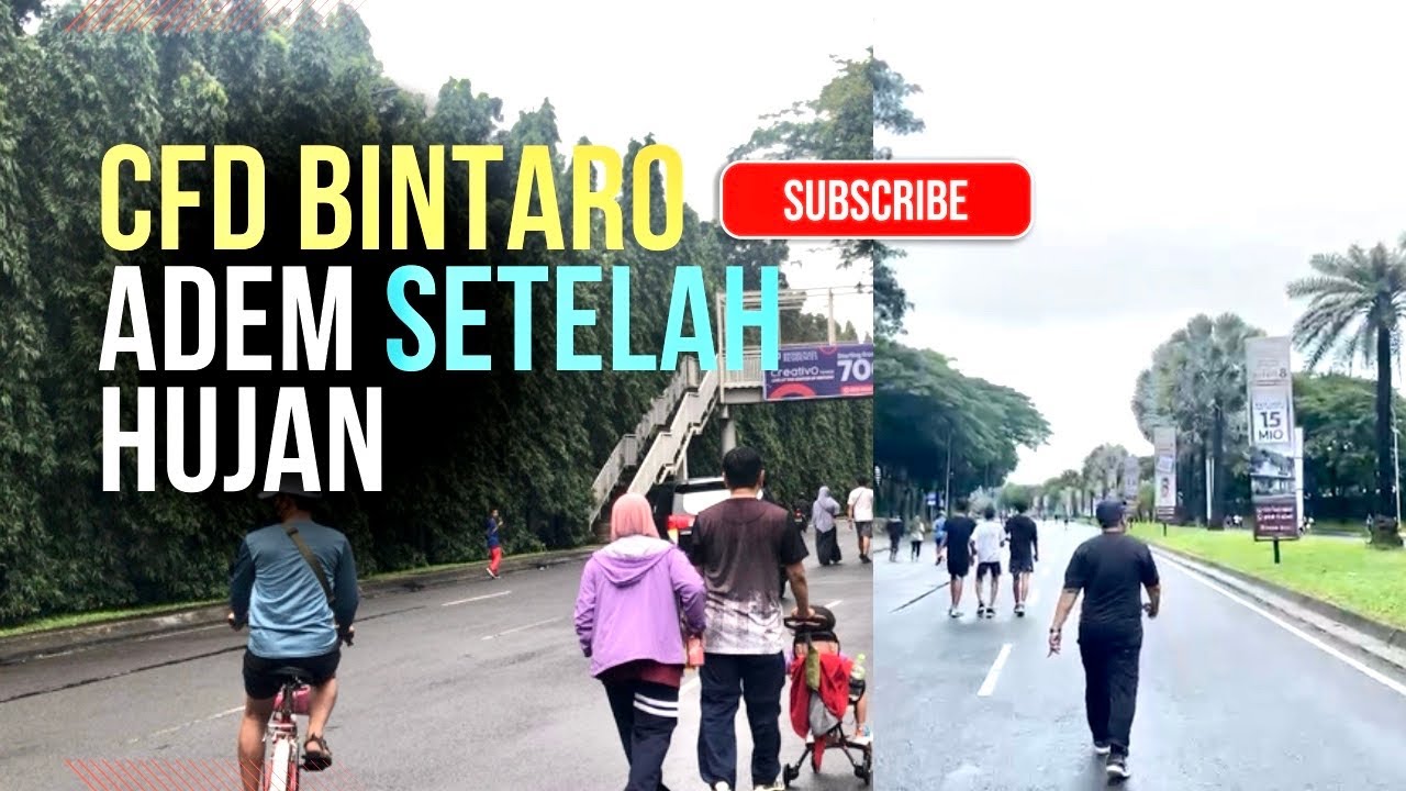 Adem ‼️ CFD Bintaro Setelah Diguyur Hujan | 18 Januari 2026