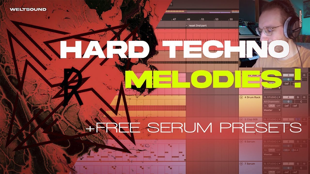 Hard Techno Melodies! - How to sound like Franck, R-Label Group (incl. Free Serum Presets)