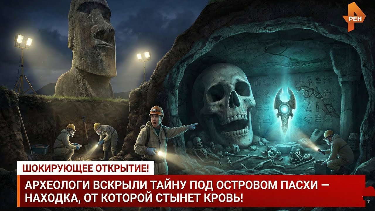 Археологи вскрыли тайну под Островом Пасхи — находка, от которой стынет кровь!