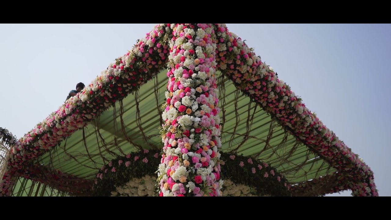 Wedding decor by Radhe Corporation at Kantam Party Plot