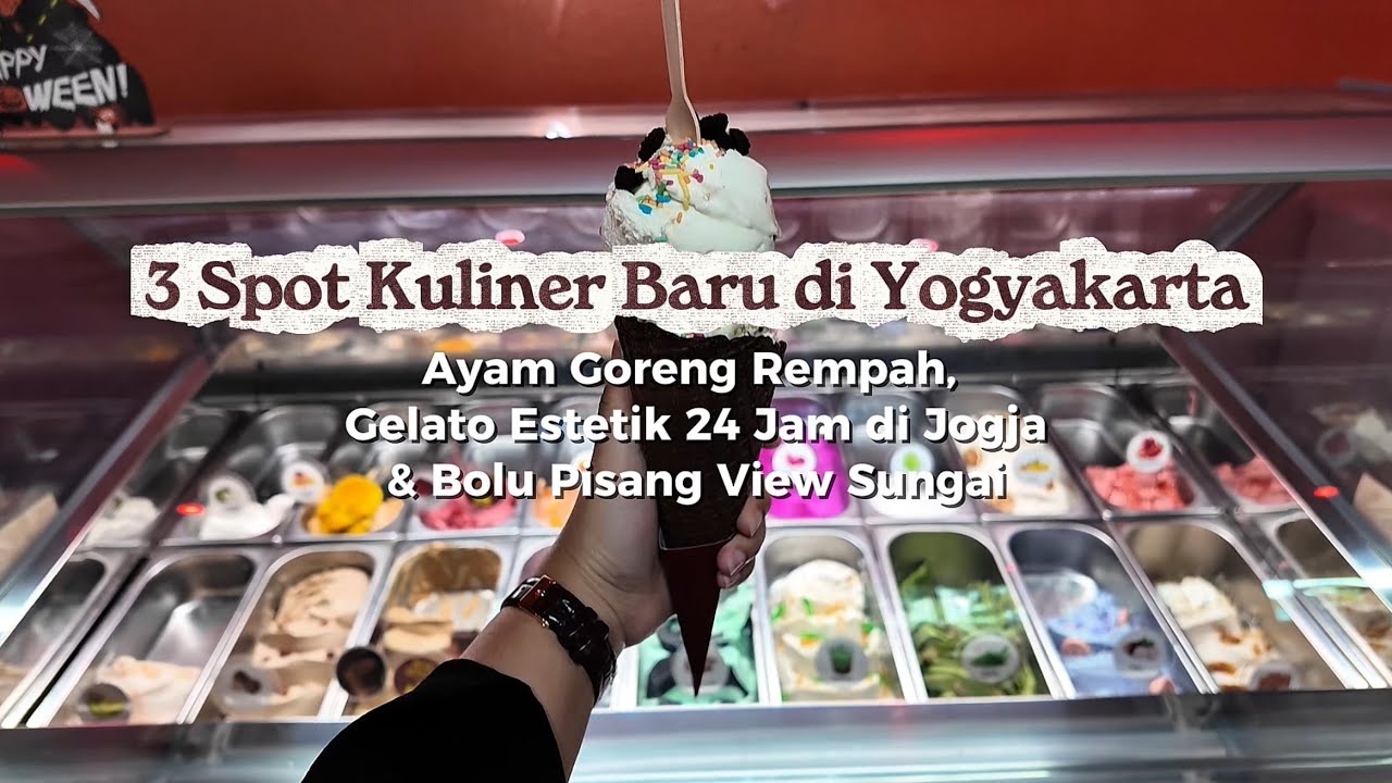 3 Spot Kuliner Baru di Yogyakarta | Gelato Cafe Yang Siap Geser Tempo Gelato