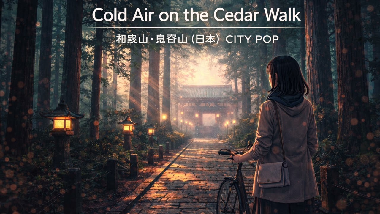 【高野山シティーポップ】Cold Air on the Cedar Walk / 和歌山・高野山（日本）
