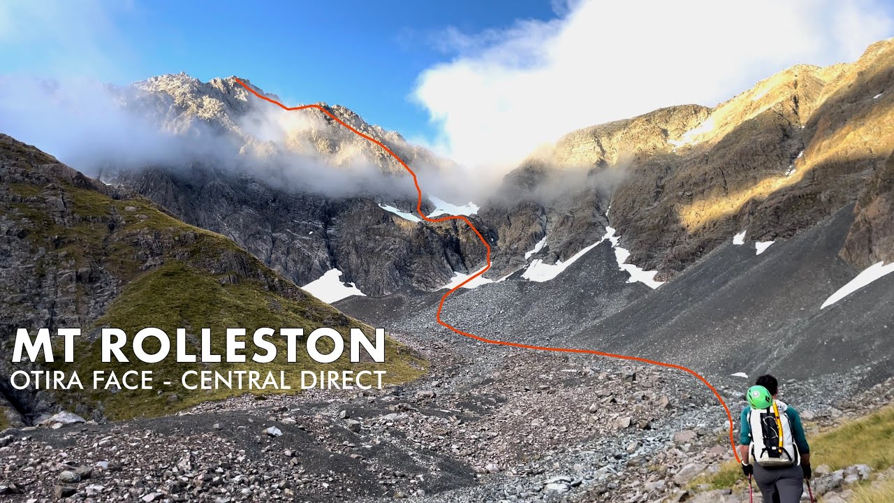 Mt Rolleston  - Otira Face Central Direct | Jan 2023