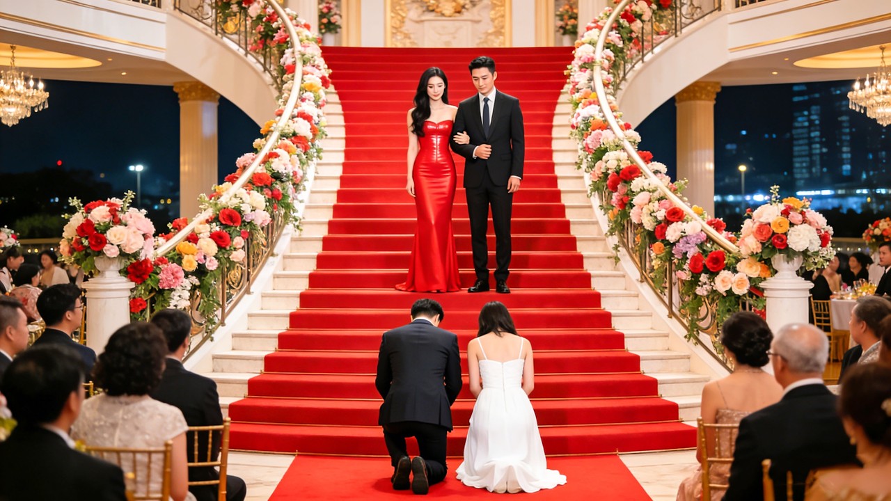 夫と愛人の婚約式—妻がCEOと腕を組み華麗に登場し復讐、彼は深く後悔する