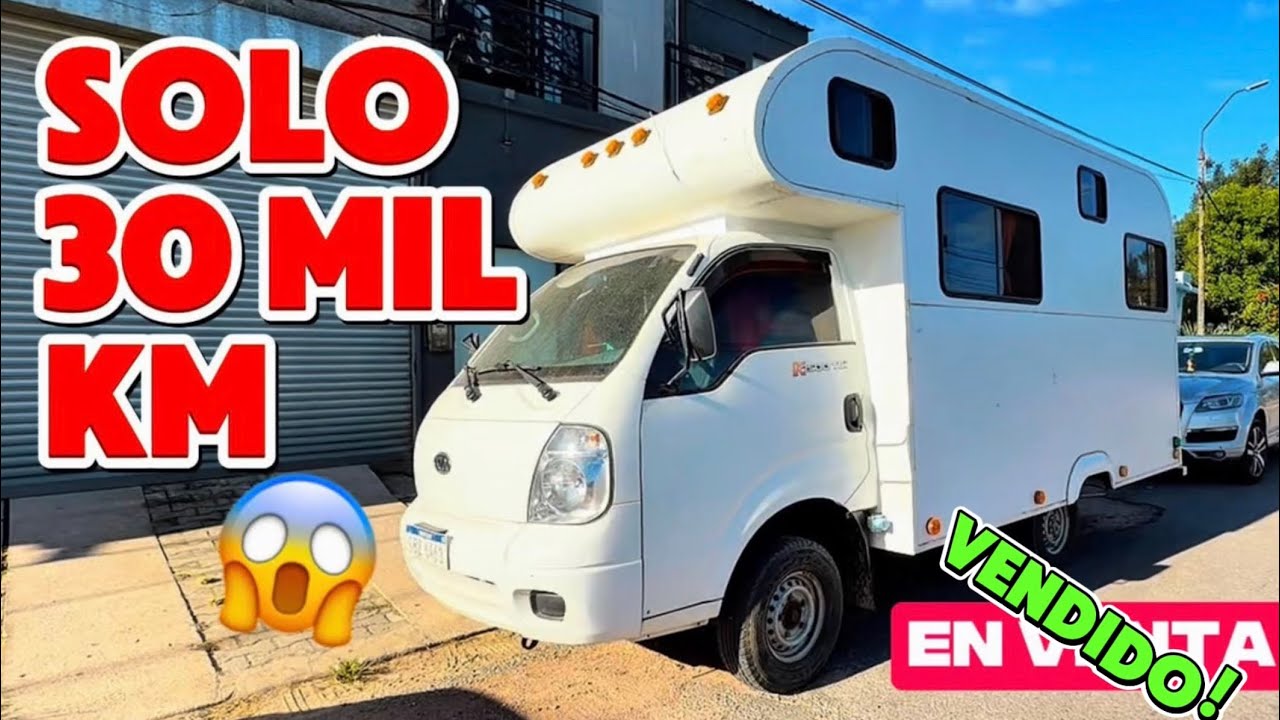 ATENCION❗️Vende su motorhome con muy poco uso, KIA 2500, míralo en este van tour 