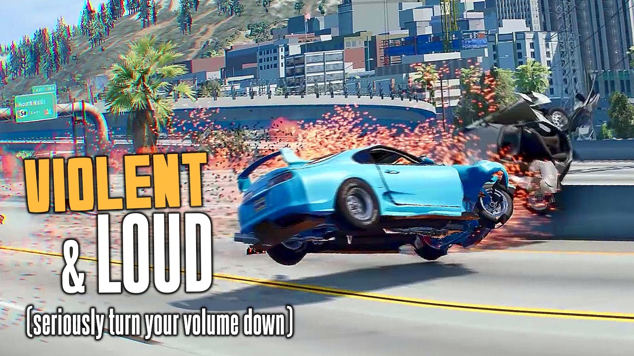 BeamNG but it's got those Burnout vibes