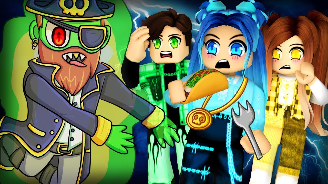 Отдых на круизном судне с привидениями в игре Roblox...