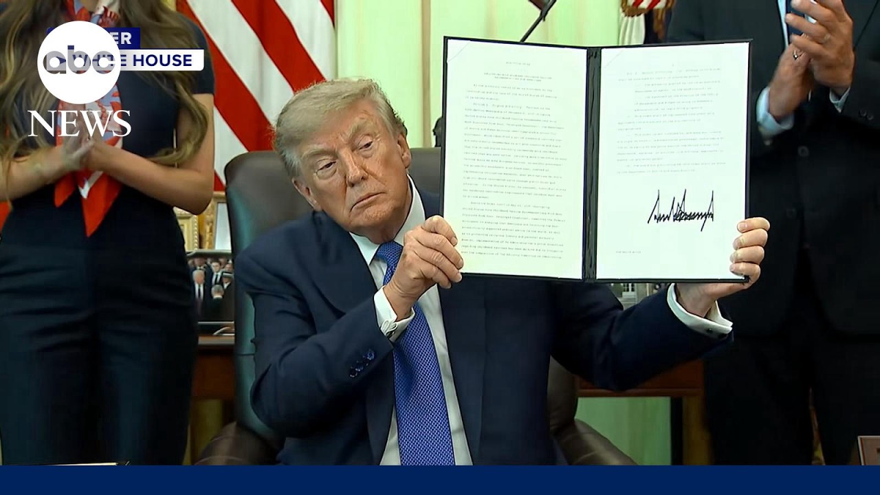 Trump signs executive order to change childhood vaccine schedule