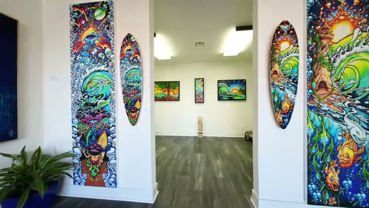 Drew Brophy Art Gallery in San Clemente, California - Drone Footage