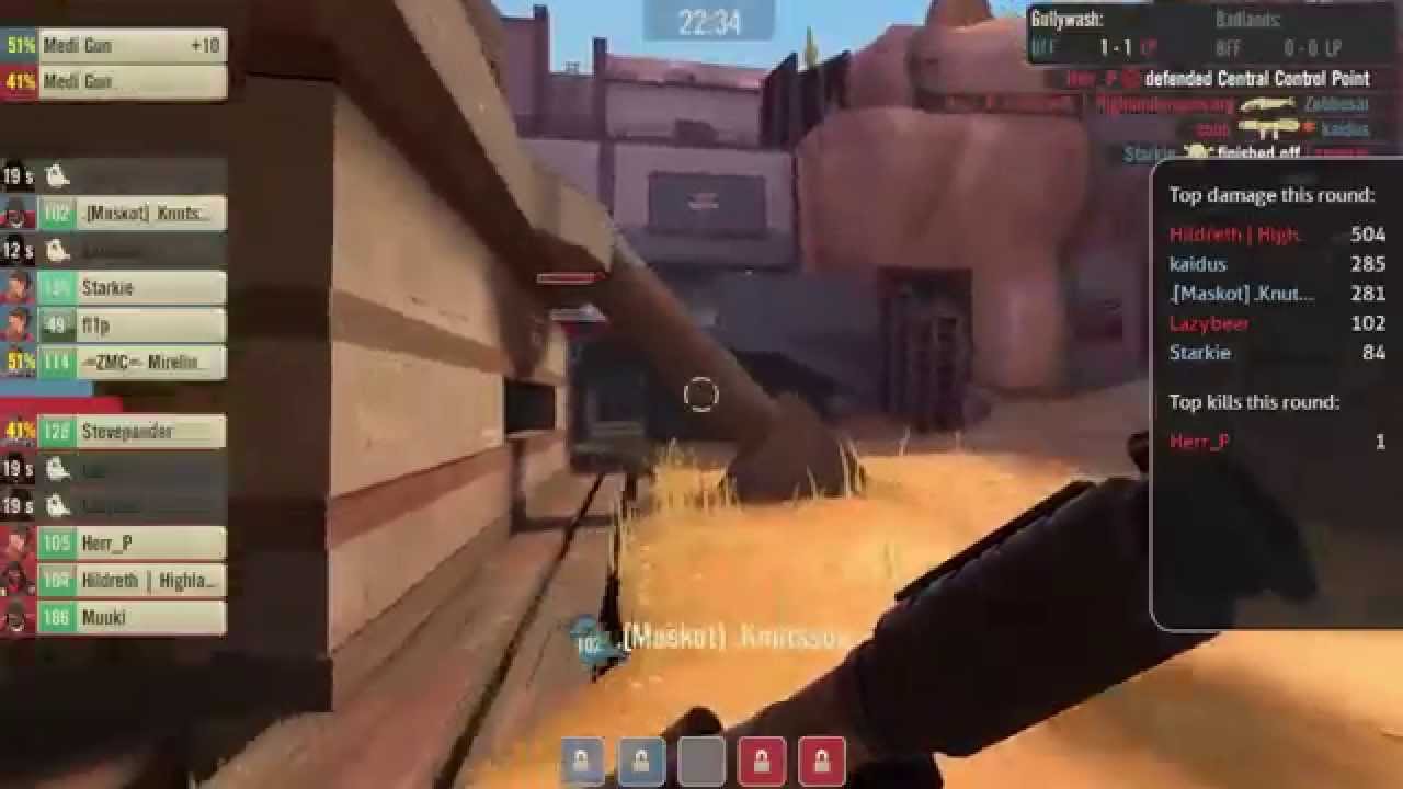 ETF2L Season 18 Week 2 BFF vs Lazy Pandas - Gullywash [Map 1]