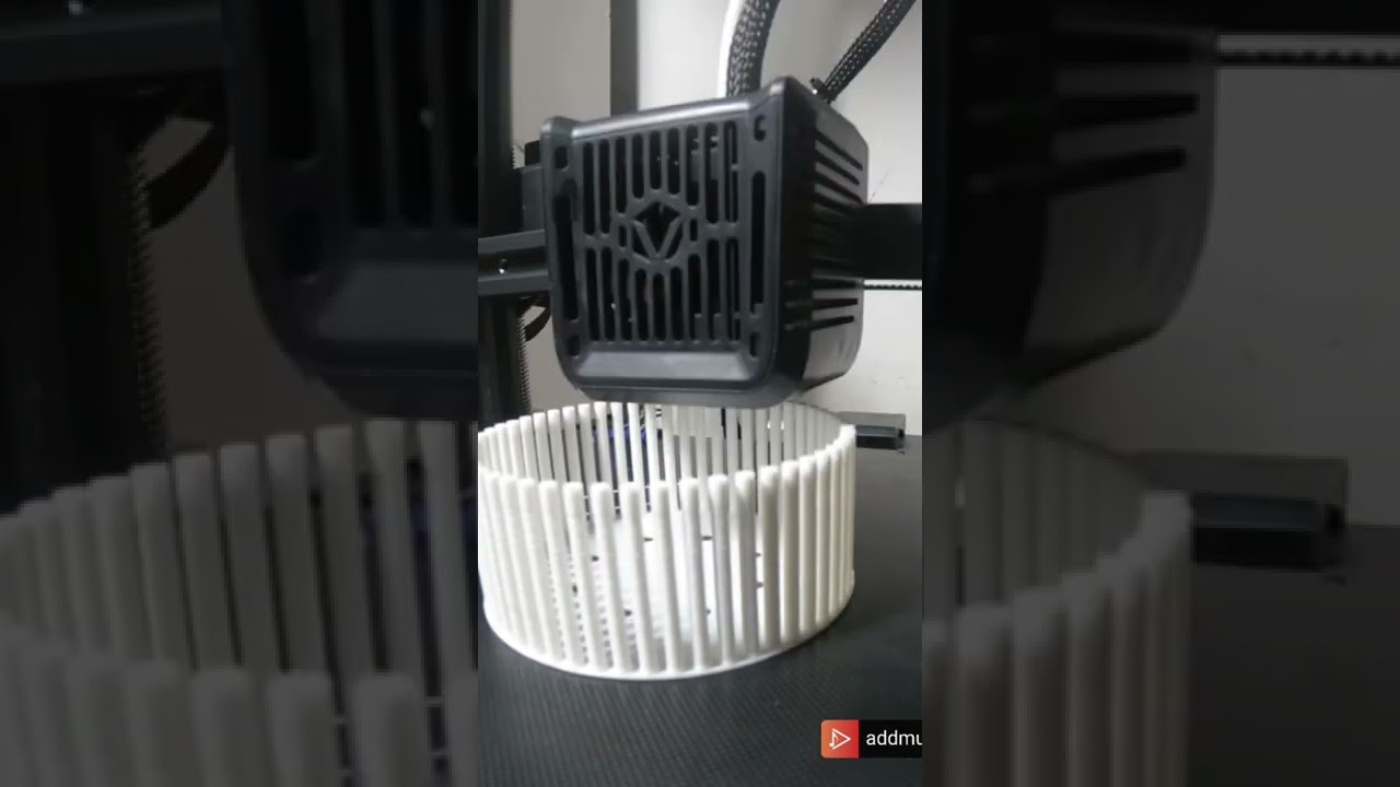 Time lapse 3d print of an orchid planter