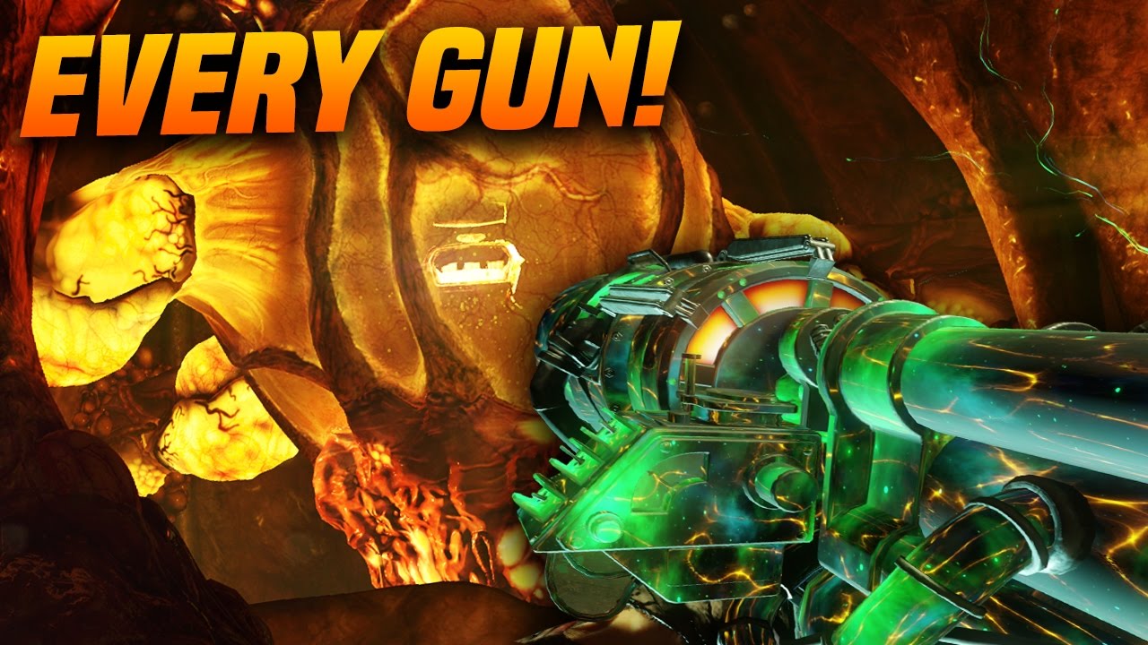 EVERY GUN PACK A PUNCHED IN BLACK OPS 3 ZOMBIES - INCLUDING WONDER WEAPONS (SOE - Revelations)