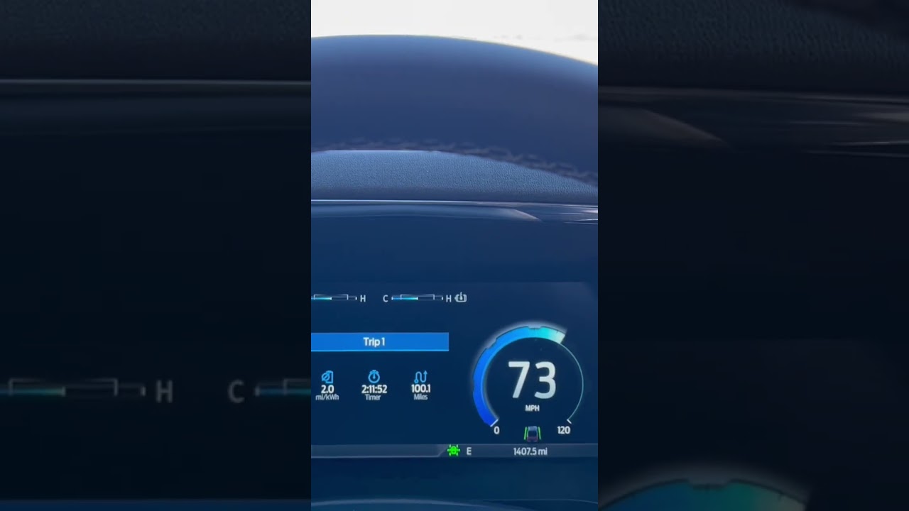 2023 Ford F-150 Lightning Speed Test ⚡️👊 101 mph #shorts