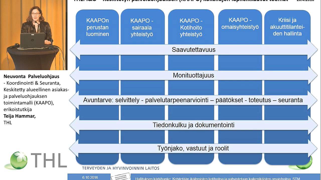 Neuvonta – Palveluohjaus – Koordinointi & Seuranta, Keskitetty alueellinen toimintamalli