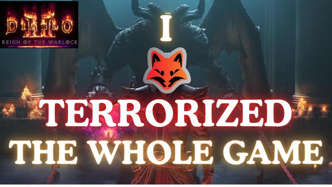 I TERRORIZED THE WHOLE GAME - D2R reign of the warlock
