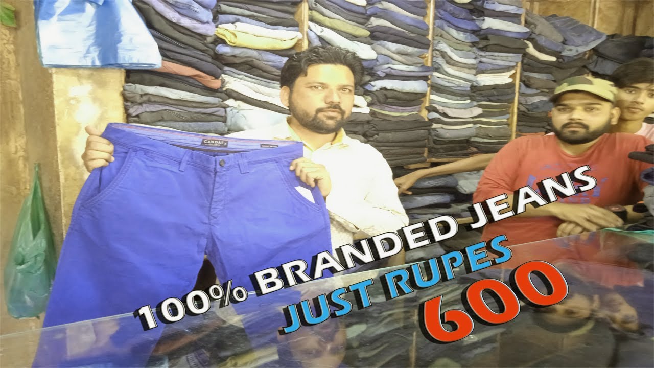 Branded Jeans In cheapest Rate ll Wholesale price men jeans [Landhi Garment Market In Karachi] .