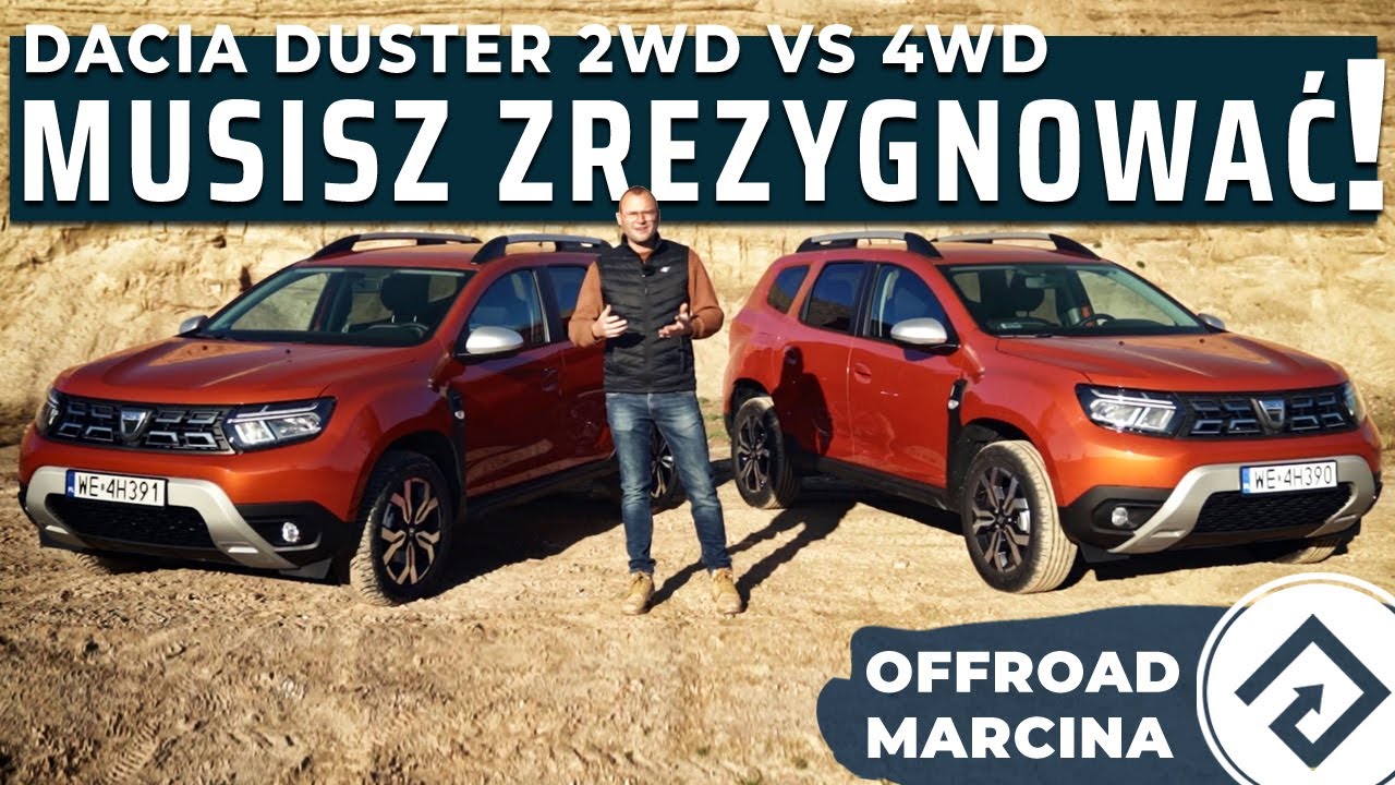 Dacia Duster - 2WD kontra 4WD w terenie