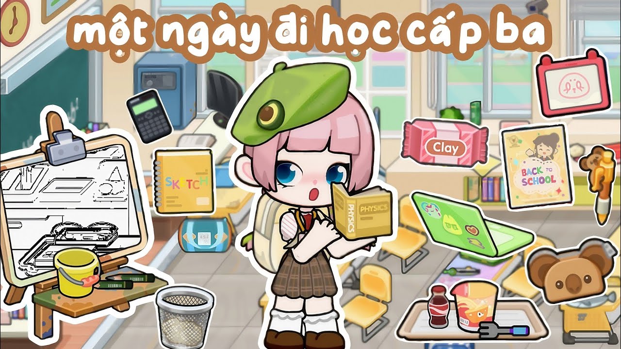 Một Ngày Đi Học Cấp 3 Trong Game World 📔📖🔖🎒 | CLB, Chấn Thương,… | Bơ Channel