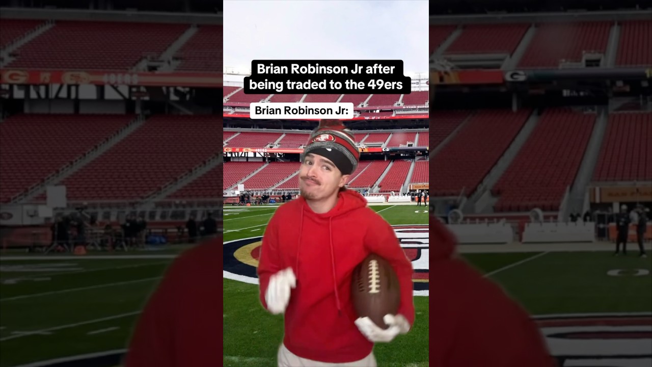 Brian Robinson Jr after being traded to the 49ers😂🏈