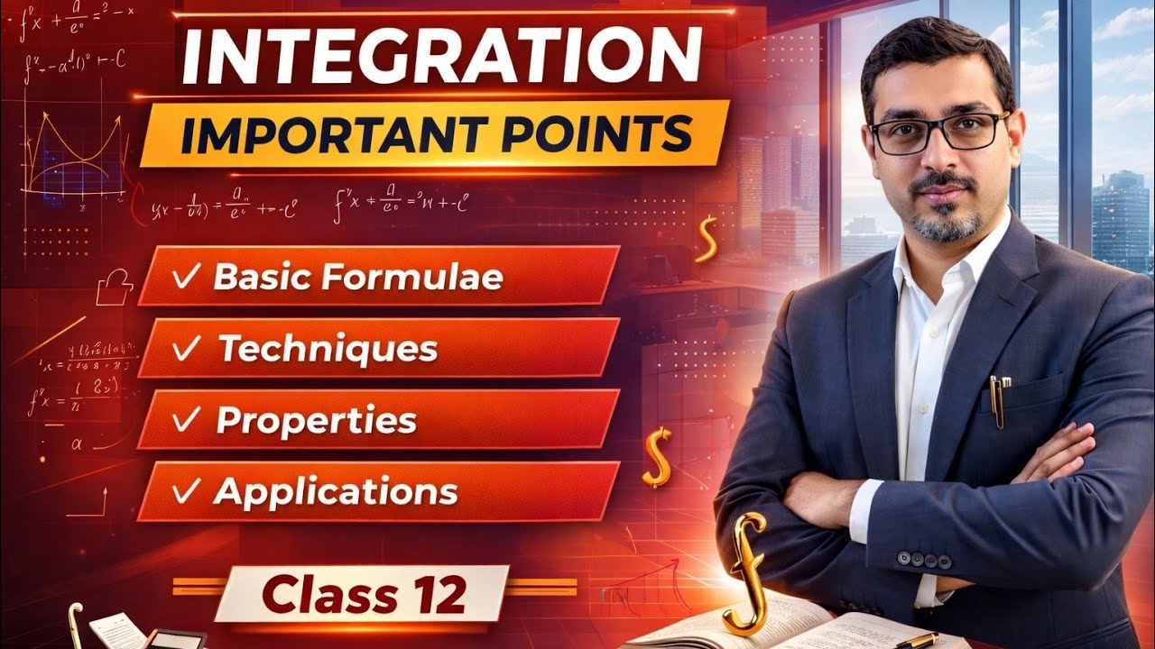 Integration | Important points | Maths | Class 12 | Drona Batch 2.0