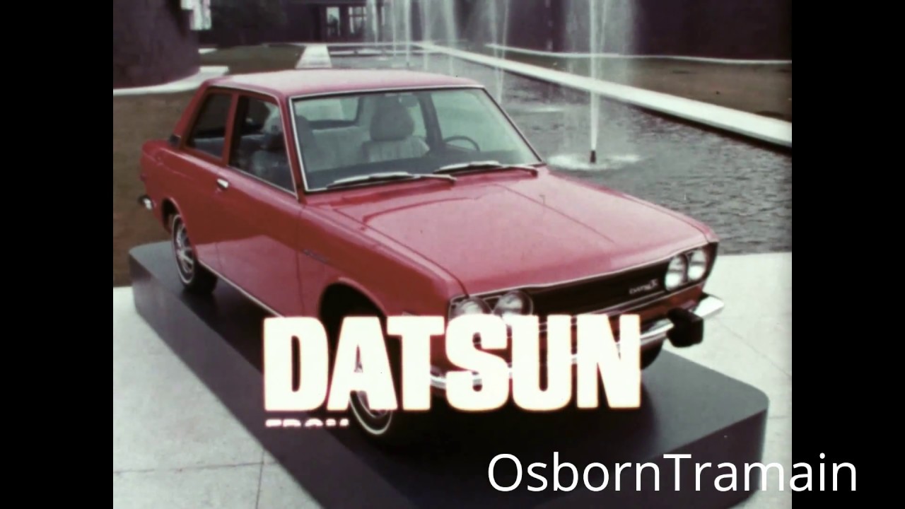 Рекламный ролик Datsun 510 1973 года — графический дизайнер Роберт Раушенберг