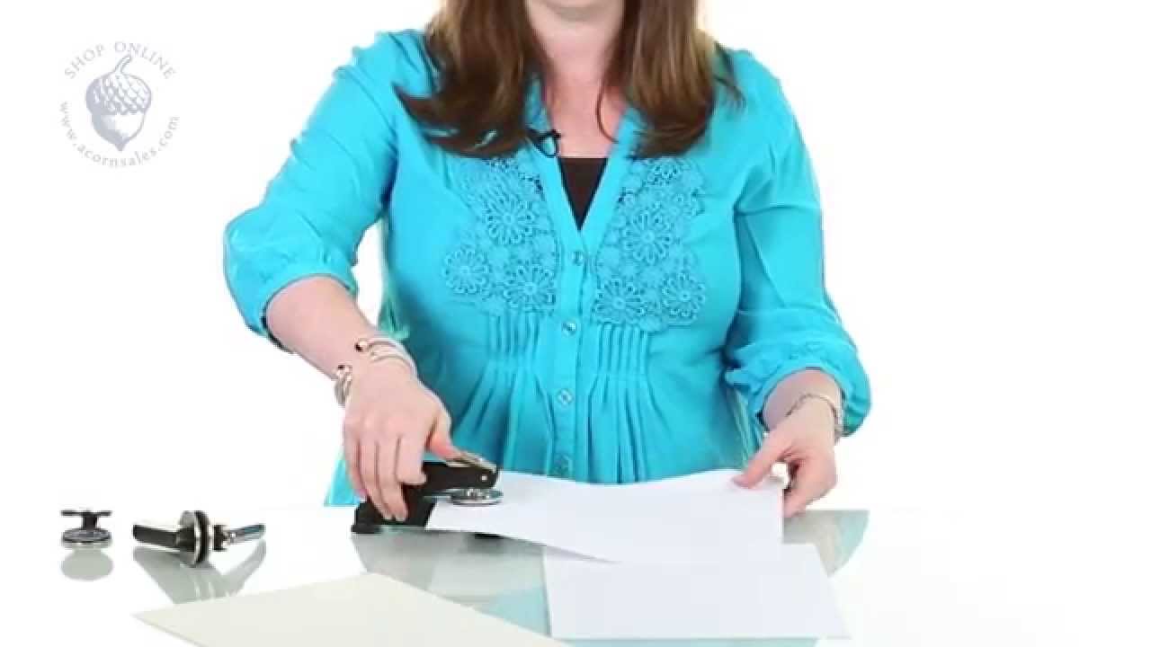 Tips on Properly using your Embossing Seal – Acorn Sales