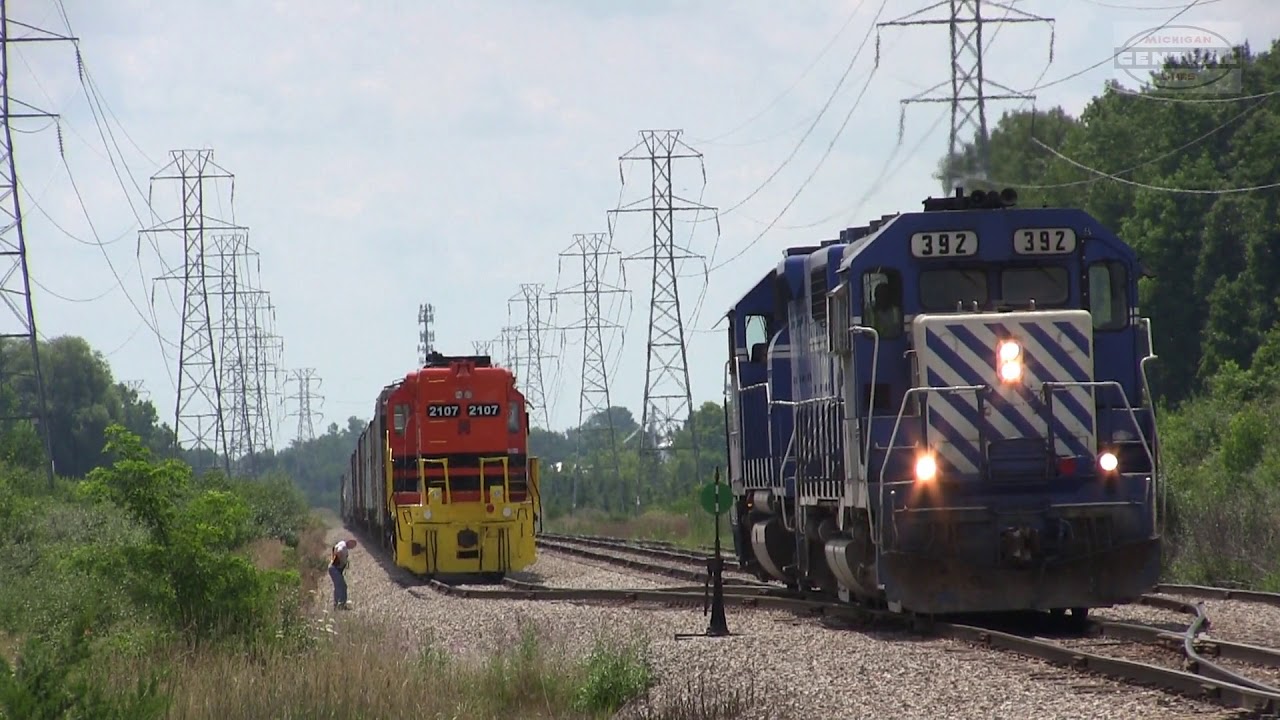 Great Lakes Central Railroad with HESR GP38-2!