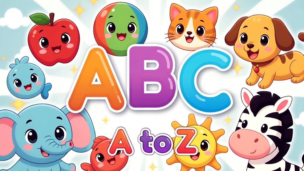 A to Z Alphabet Song 🎵 | Learn ABC with Fun & Music 🌈