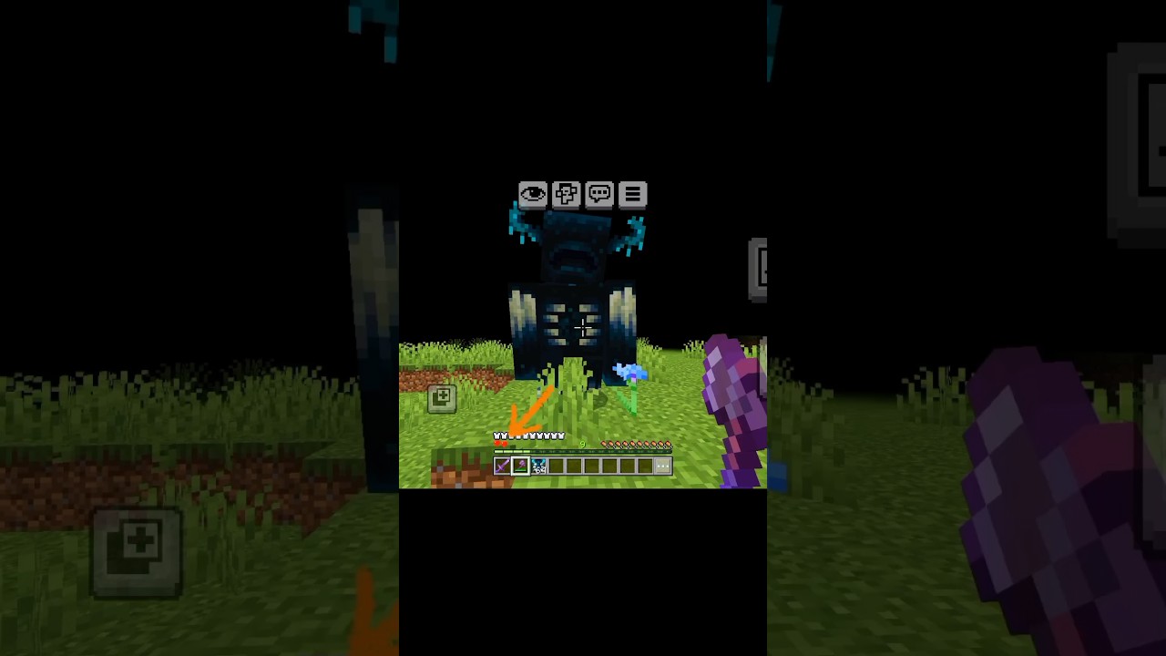 When i am beating WARDEN in #minecraft