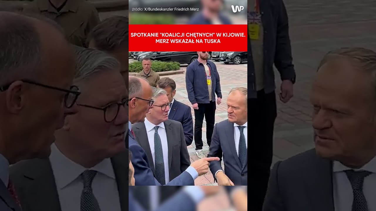 Merz wskazał na Tuska. Spotkanie w Kijowie