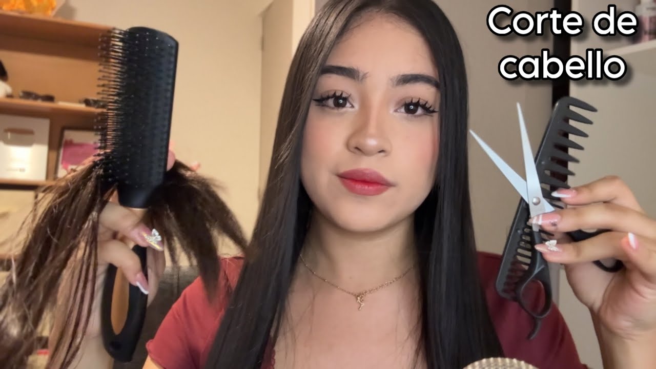 ASMR corte de cabello realista ✂️ corto tu cabello roleplay 💇🏻‍♀️ 