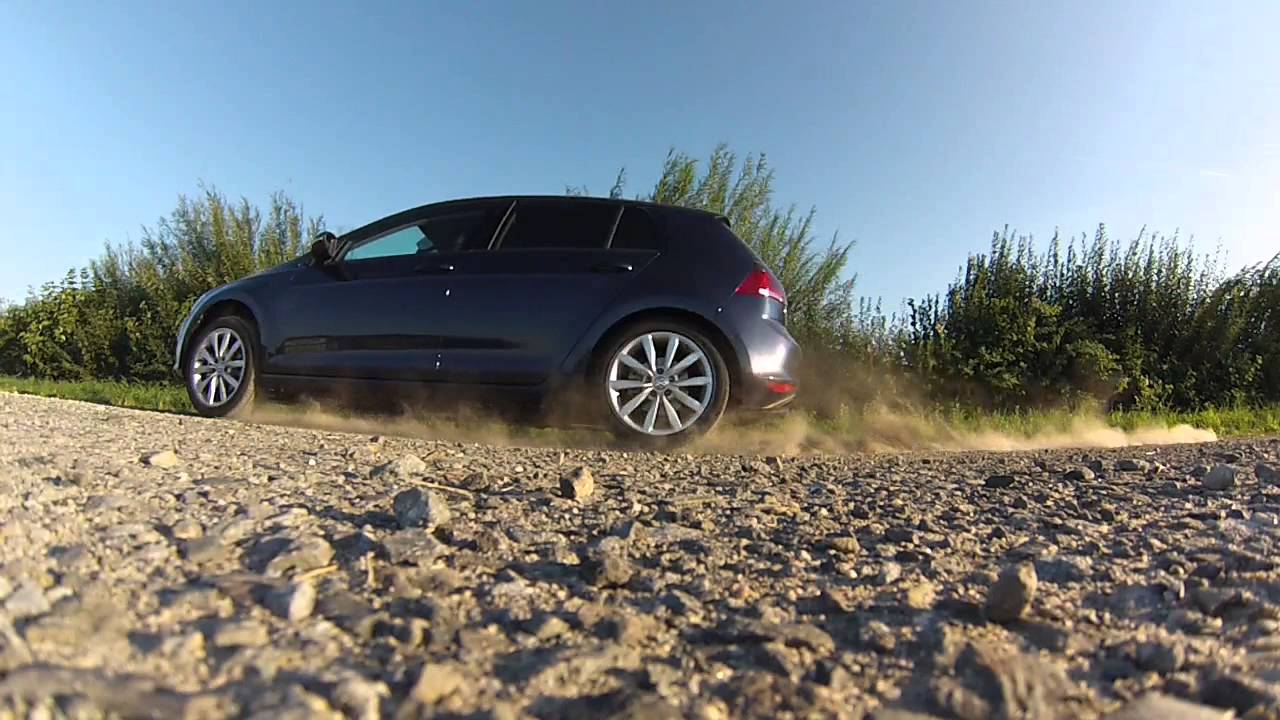 Golf 7 4motion - HALDEX REACTION ON GRAWEL (GoPro Slo-mo)