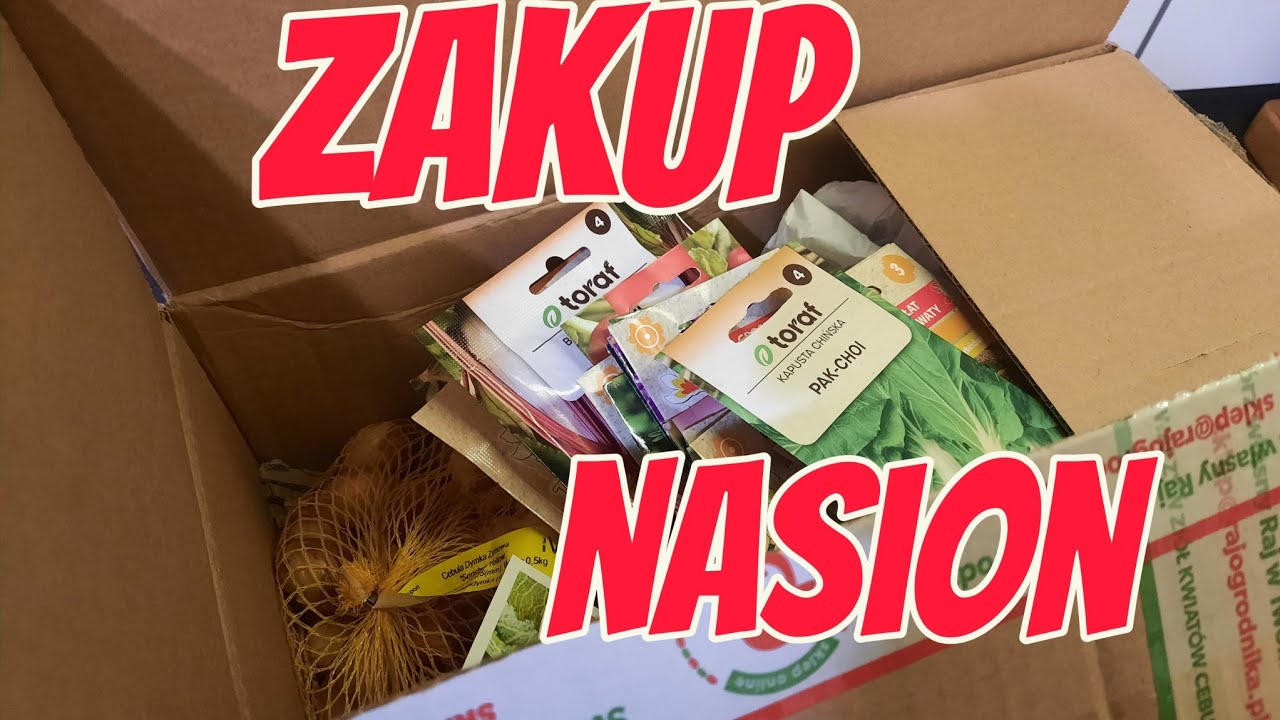 NOWE NASIONA I CEBULKI 🌱 NA NOWY SEZON .