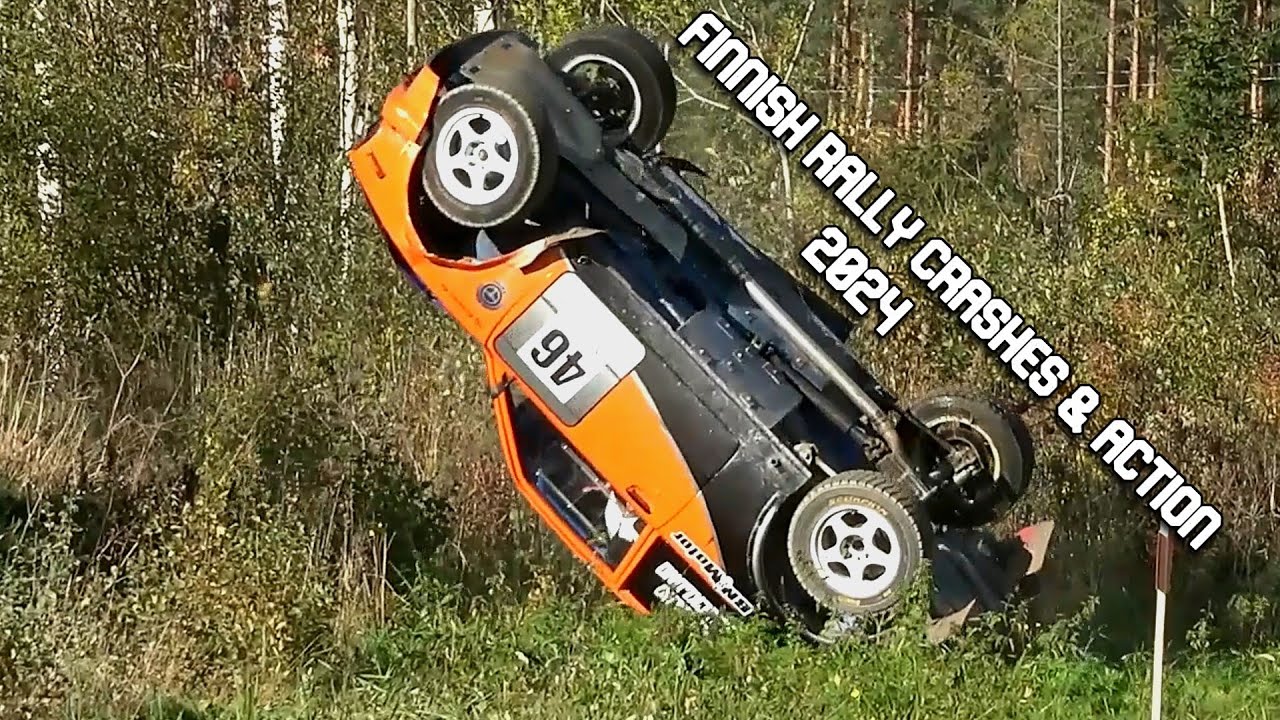 Finnish Rally Crashes & Action 2024