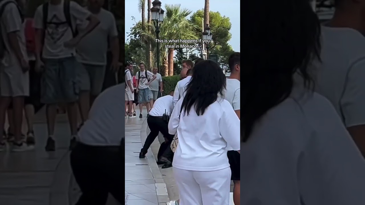 He stole 100,000&euro; watch! #monaco #police